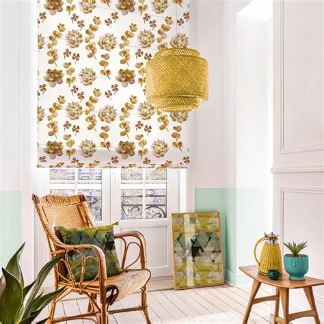 Floral Roman Blinds – Spaces Drapestory