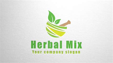 Herbal - Mix - Herbal Medicine Logo - Logos & Graphics