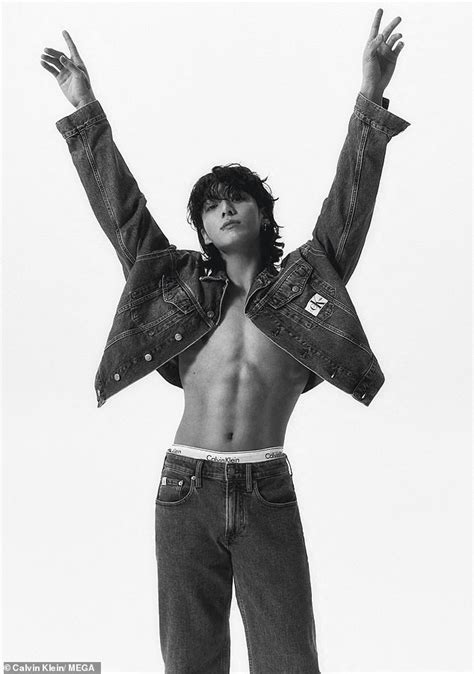 BTS star Jungkook bares sculpted abs as he poses for new Calvin Klein ...