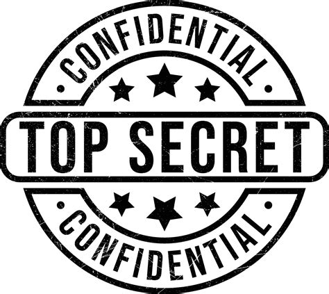 Top Secret Stamp, Confidential Badge, Top Secret Vector, Confidential Stamp, Vector Illustration ...