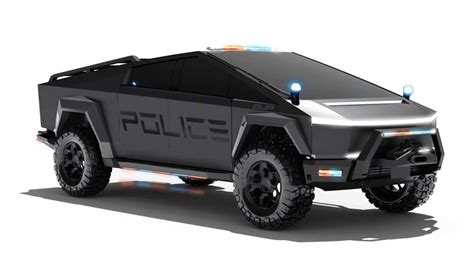 Tesla Cybertruck Will Be the Ultimate Police Car: Bulletproof, Strong, and as Fast as a Porsche ...