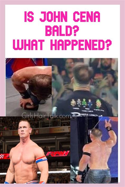 Is John Cena Bald, What Happened?