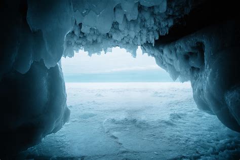 Frozen Cave Photograph by Damien Gilbert