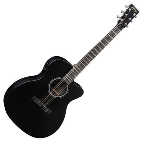 DISC Martin OMCPA5 Electro-Acoustic Guitar, Black | Gear4music