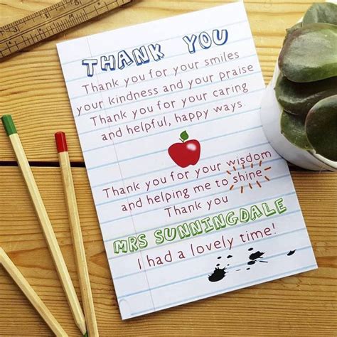 Are you interested in our teacher thankyou card? With our thankyou ...