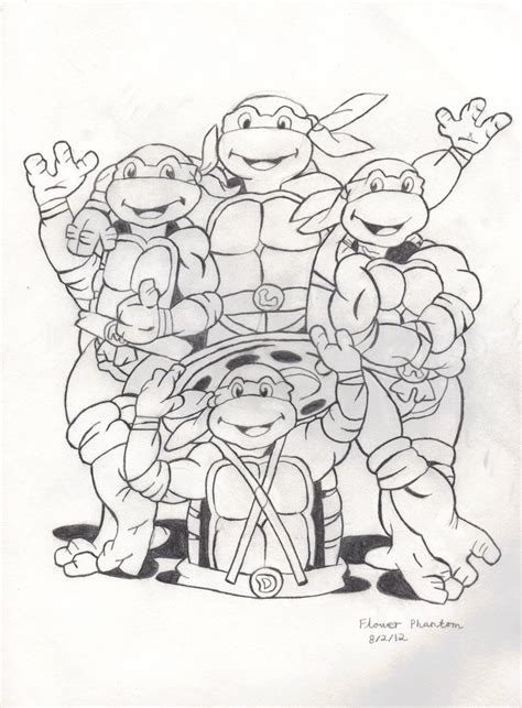 Leonardo Ninja Turtle Drawing at GetDrawings | Free download