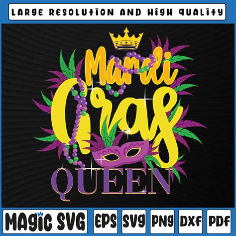 Mardi Gras Queen Crown Mask Svg, Mardi Gras Costume Svg Png, - Inspire ...