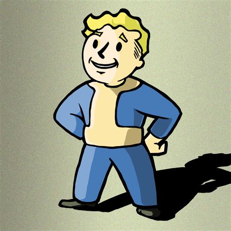 Fallout Vault Boy Colored by SirVego on Newgrounds