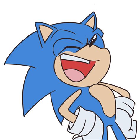 Sonic Laugh by squigglydigg on DeviantArt