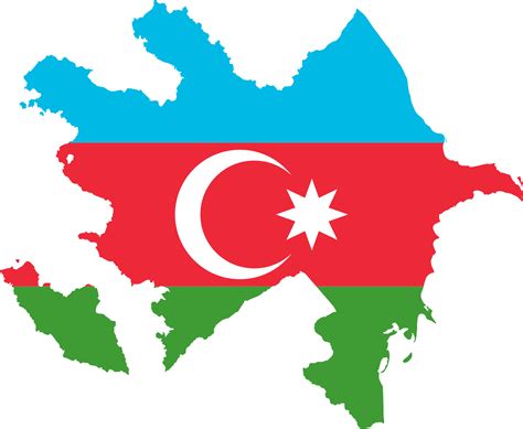 Download Azerbaijan Flag Map | Wallpapers.com