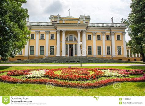 Gomel, Belarus - JULY 09 2015: Palace of Rumyantsev - Paskevich in ...