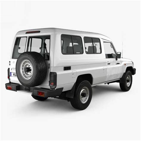 Toyota Land Cruiser (J78) Wagon with HQ interior 2010 3D Model $399 ...