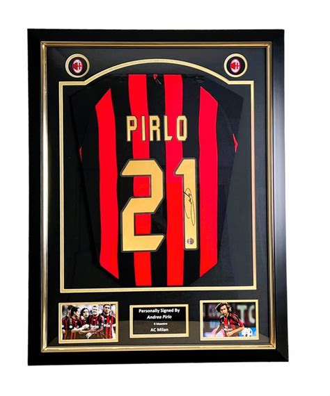 AC Milan - Italian Football League - Andrea Pirlo - Football jersey ...