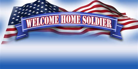 Military Banners - Welcome Home Soldier