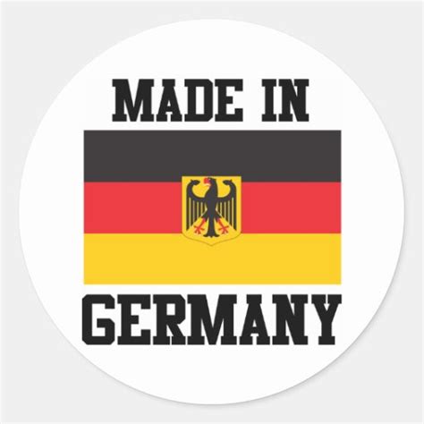 Made In Germany Sticker | Zazzle