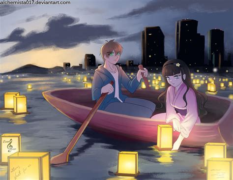 Japanese Lantern Floating Festival by tiXri on DeviantArt