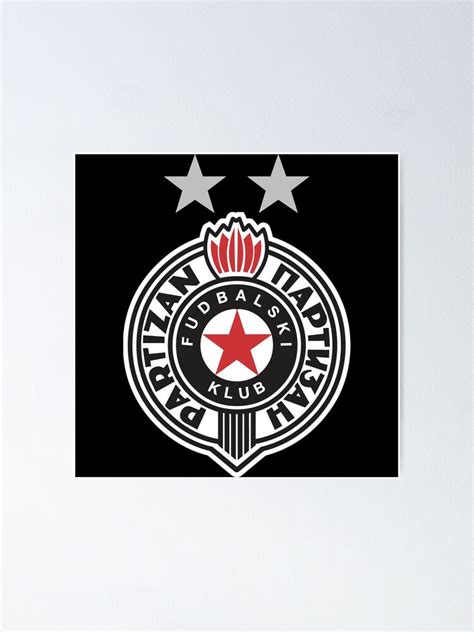 "PARTIZAN BELGRADE - LOGO" Poster for Sale by NelieHeid44 | Redbubble