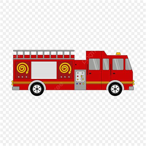 Fire Fighting Clipart Vector, Fire Fighting Fire Truck Clipart Cartoon Material, Fire Engine ...