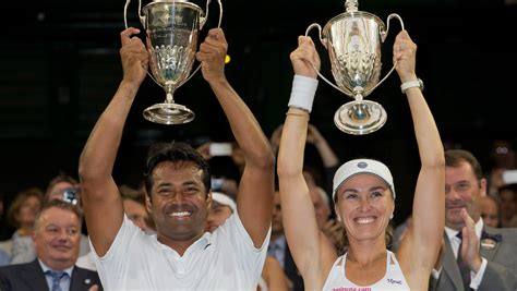 Martina Hingis wins Wimbledon mixed doubles for two titles in two days