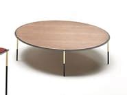 ERA TABLE Round HPL coffee table By Living Divani | design David Lopez Quincoces