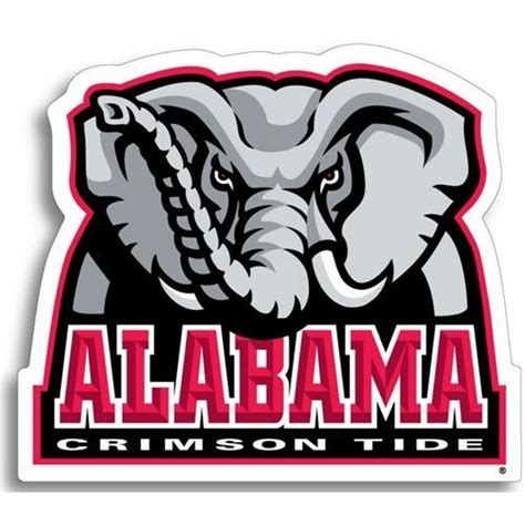 Alabama Elephant Logo Decal (6")