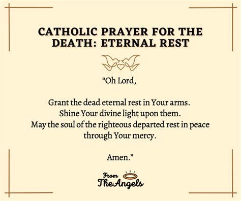 10 Catholic Prayers for the Death: Eternal Rest in Heaven