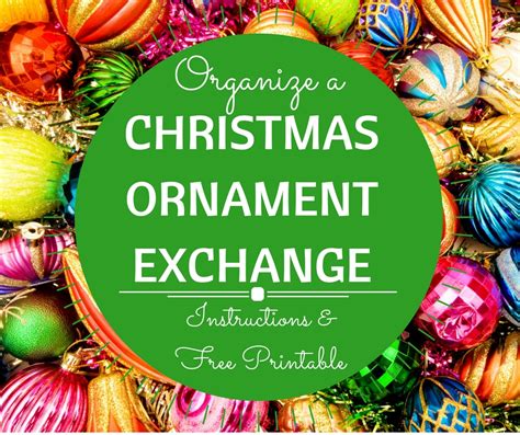 Steps to Organize a Christmas Ornament Exchange - Penny Gibbs