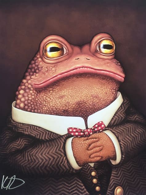 Mr. Toad Portrait Signed Print - Etsy