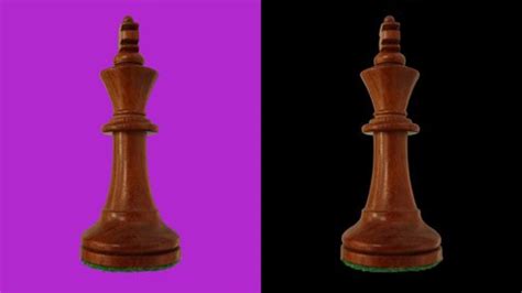 Black King Chess Piece Chromakey 360 Stock Footage Video (100% Royalty ...