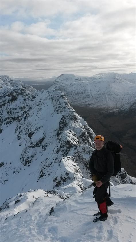 Aonach Eagach in Winter – Glencoe Feb 2016