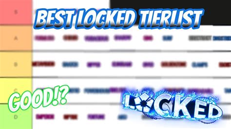 The BEST LOCKED Weapons/Traits Tierlist for BEGINNERS ... (LOCKED ROBLOX) - YouTube