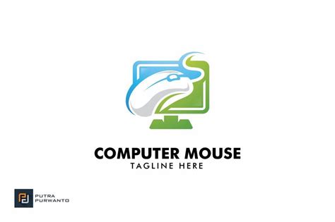 Computer Mouse - Logo Template | Mouse logo, Logo templates, Computer