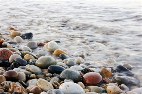 Pebbles art print, pebble beach photography, paper or canvas picture ...