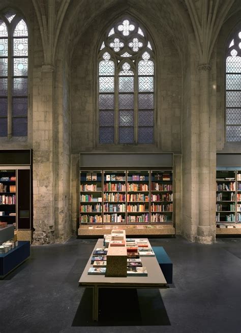 Old Church Converted into a Modern Bookstore