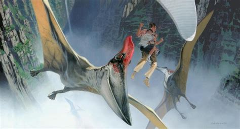 Jurassic Park 3 'Pteranodons' Concept Artwork - Classic Jurassic Park Image Gallery