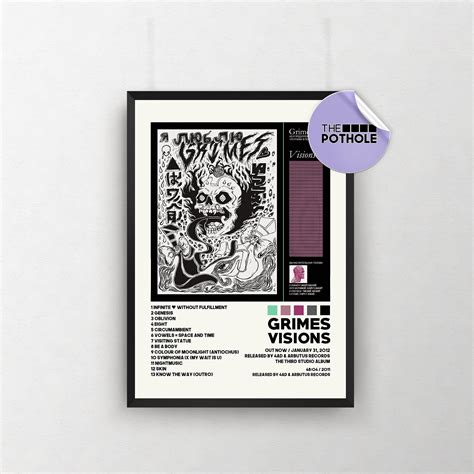 Home Décor Visions / Album Cover Poster Poster Print Wall Art Grimes ...