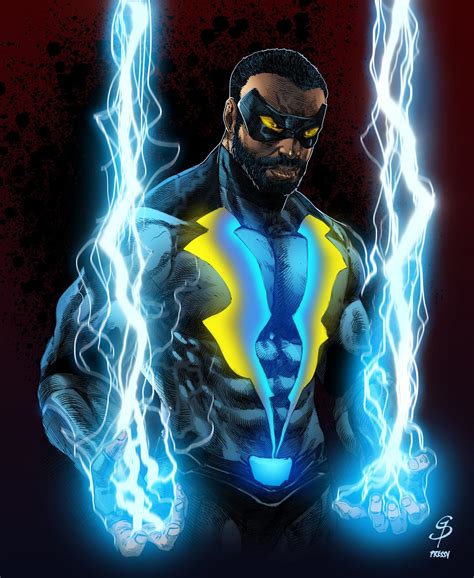 Black Lightning Art by Gaurav and colored by Pressy Patanik : r ...