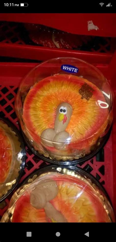 Thanksgiving cake by Aldi (USA) : r/theyknew