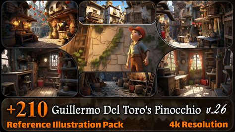 ArtStation - 210 Guillermo Del Toro's Pinocchio Concept Reference Pack | 4K | v.26 | Artworks