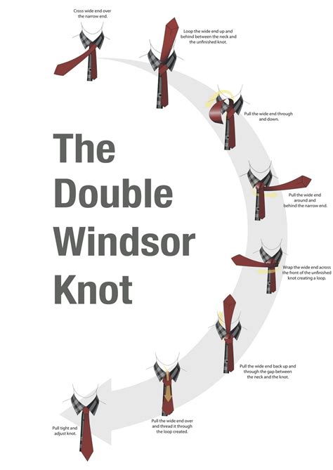 How to tie a double windsor knot | How To... | Pinterest