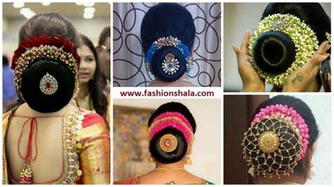 20 South Indian Bridal Bun Hairstyle To Try For Your Wedding - Ethnic ...