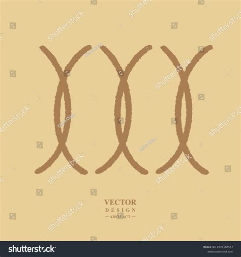 Three Staggered Hyperbolas Railings Barbed Wire Stock Vector (Royalty ...