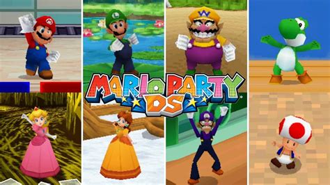 Mario Party DS // All Characters [1st Place] - YouTube