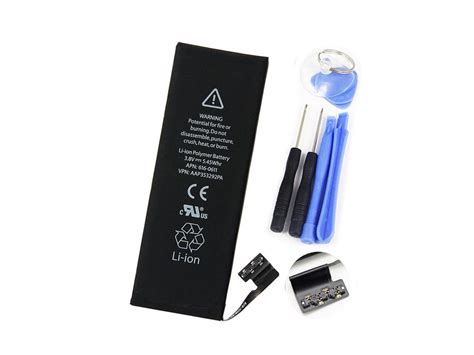 New OEM Replacement Battery for iPhone 5 with Free Tools Kit, 1440mAh ...