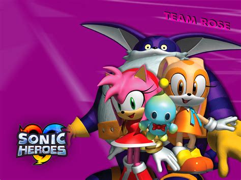 Sonic Heroes - Team Rose - Sonic Heroes - Gallery - Sonic SCANF