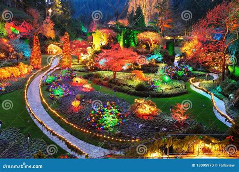 BUTCHART GARDENS VICTORIA BC Stock Photo - Image of beauty, british: 13095970