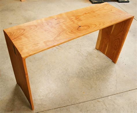 Buy Custom Sculpted Waterfall Console Table, made to order from Kit Clark Furniture | CustomMade.com