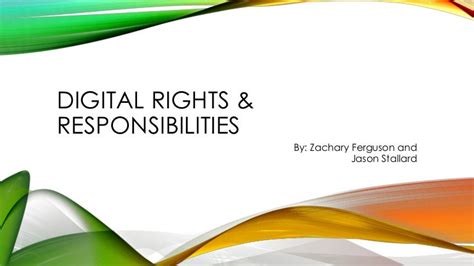 Digital rights & responsibilities