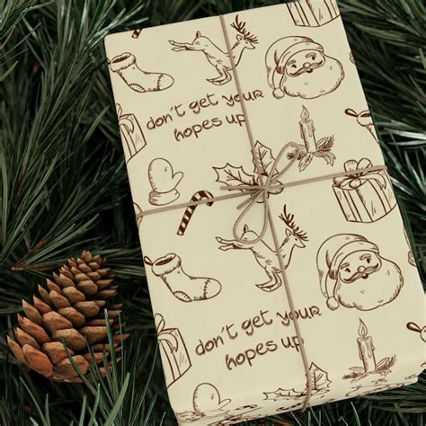 Funny Christmas Wrapping Paper - Etsy