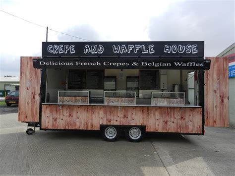 Pin en Crepe and Waffle House mobile catering trailer